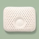 Baby Donut Pillow — top-down view of the soft donut centre and ventilation pinholes